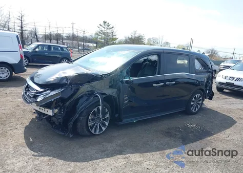 2024 Honda Odyssey Ex-L from USA, damaged, VIN 5FNRL6H68RB061136